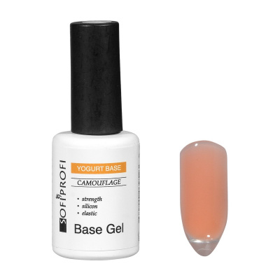 База для ногтей камуфлирующая Yogurt Base Тон Orange Sofiprofi YOGURT BASE CAMOUFLAGE, 10 мл